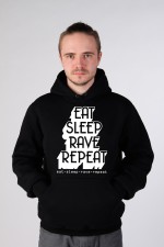 Худи, свитшот, футболка Eat Sleep Rave repeat