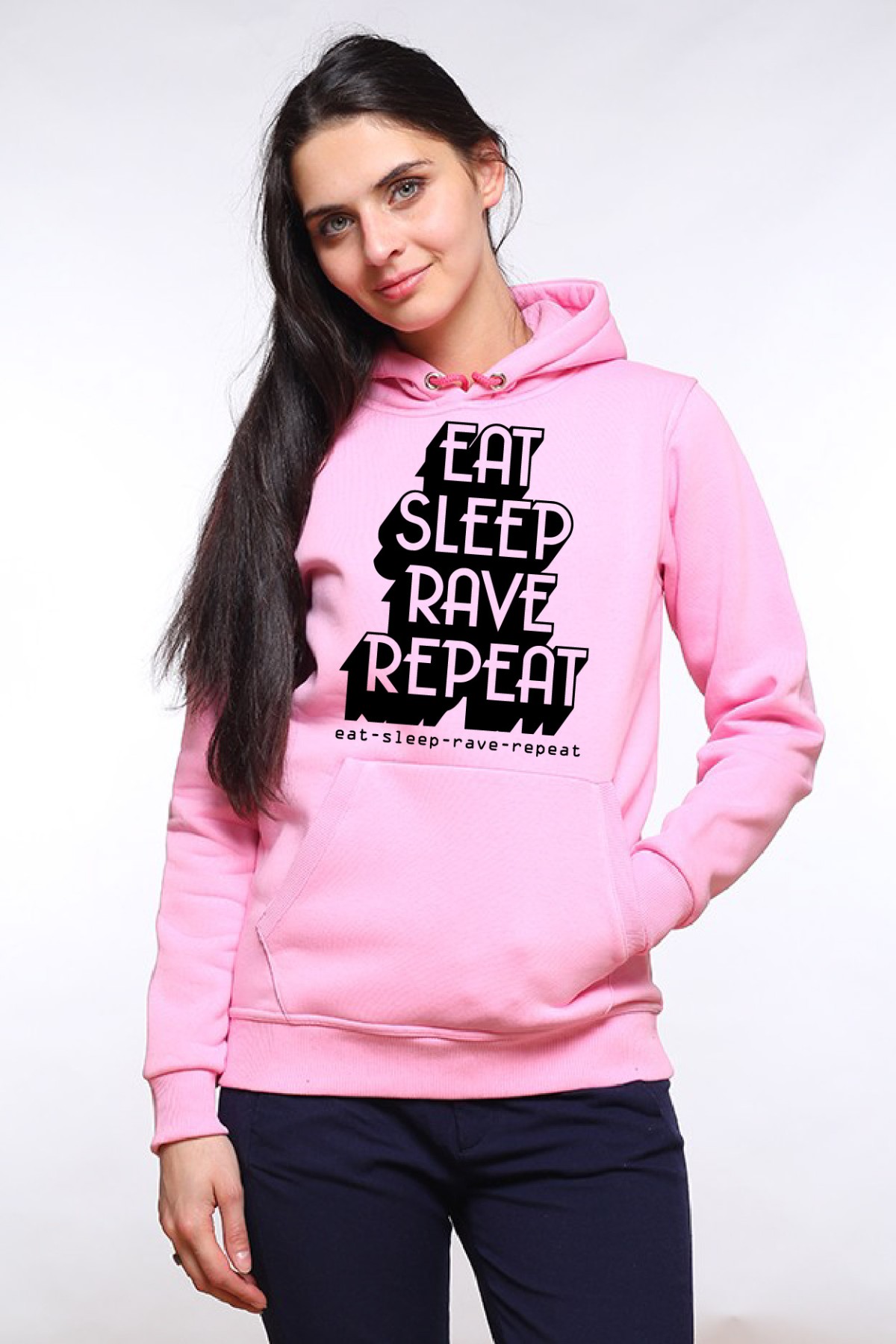 Худи, свитшот, футболка Eat Sleep Rave repeat — фото 28