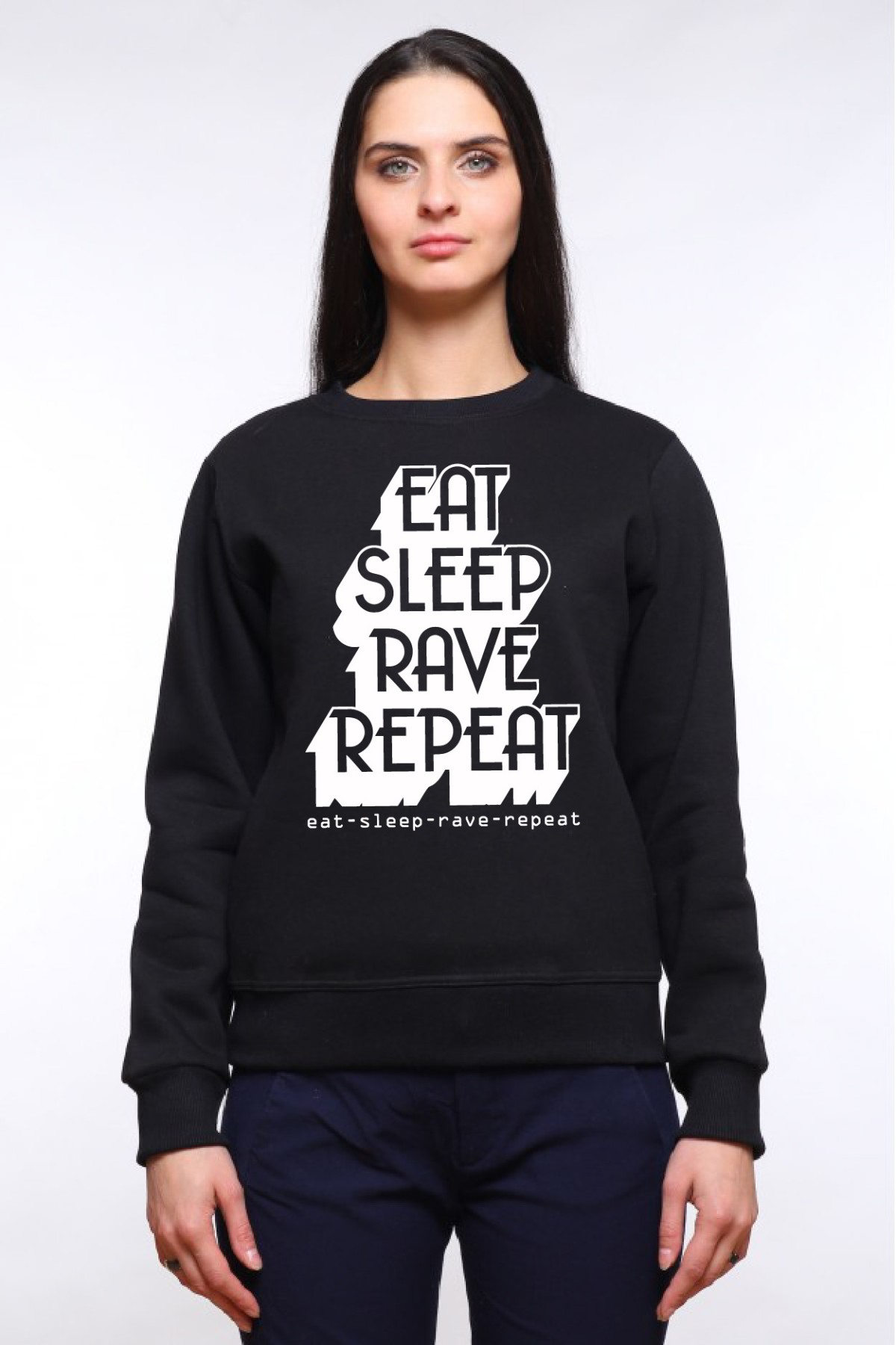 Худи, свитшот, футболка Eat Sleep Rave repeat — фото 29