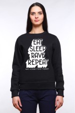 Худи, свитшот, футболка Eat Sleep Rave repeat