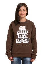 Худи, свитшот, футболка Eat Sleep Rave repeat