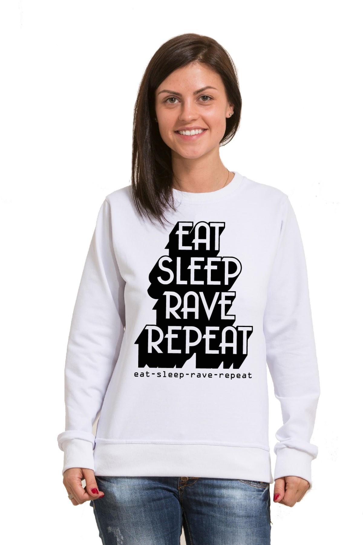 Худи, свитшот, футболка Eat Sleep Rave repeat — фото 9