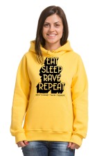 Худи, свитшот, футболка Eat Sleep Rave repeat