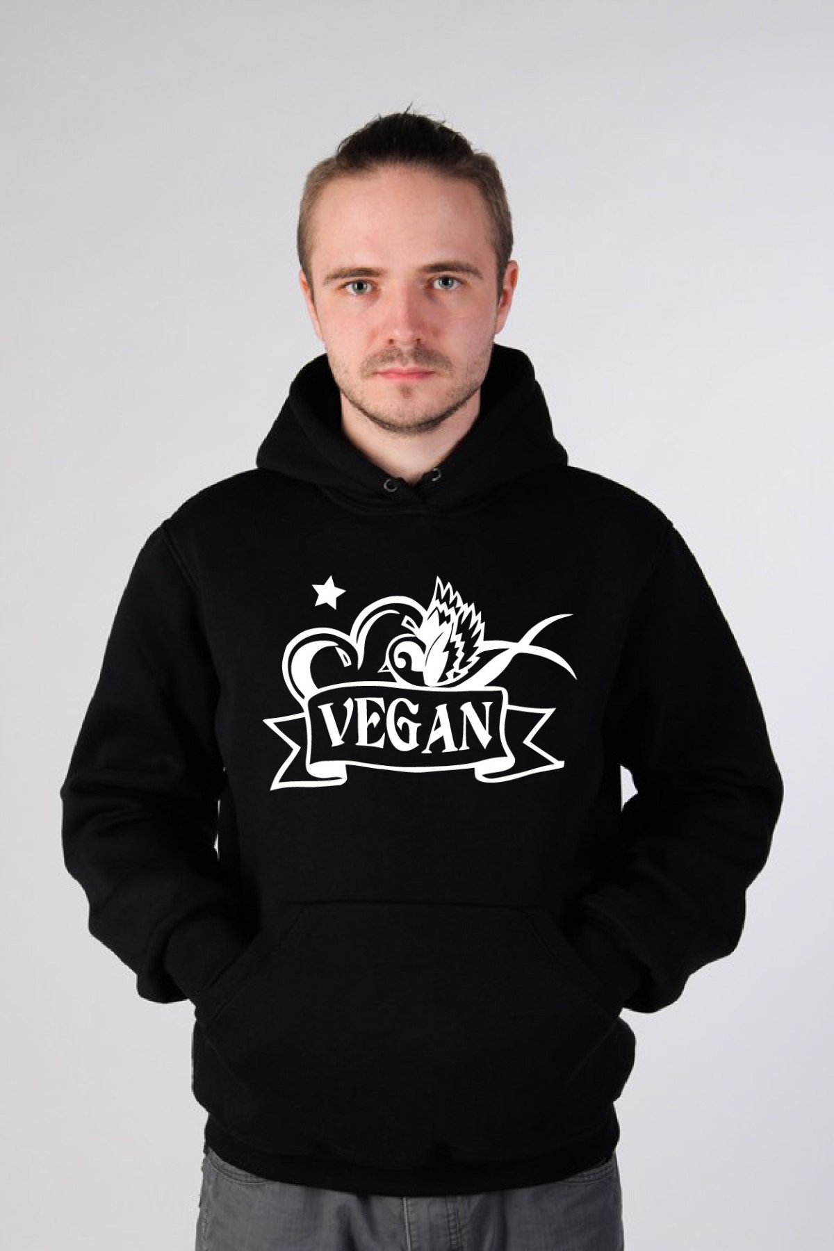  Худи, свитшот, футболка с надписью Vegan — фото 4