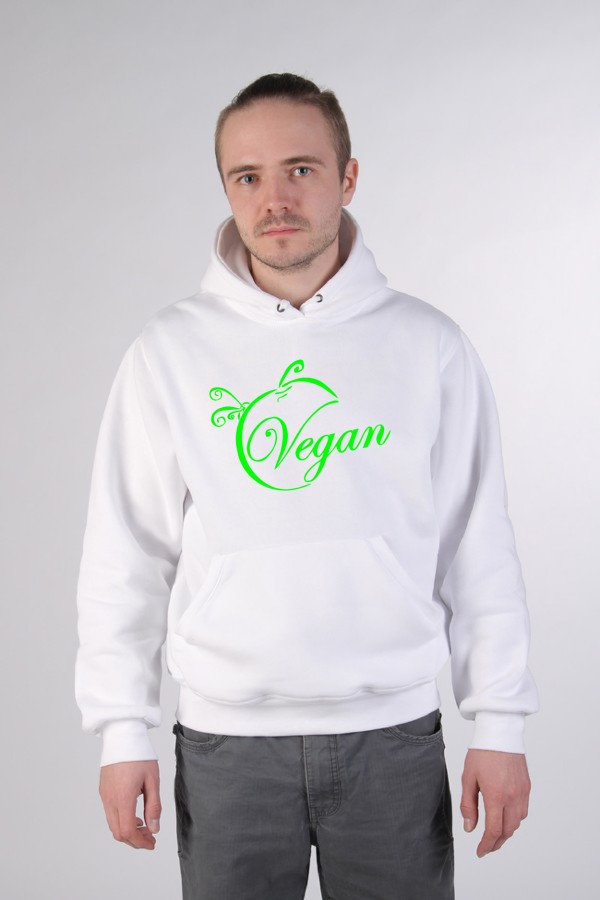  Толстовка, свитшот, футболка с надписью Vegan