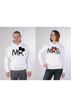 Толстовки для двоих Mr - Mrs