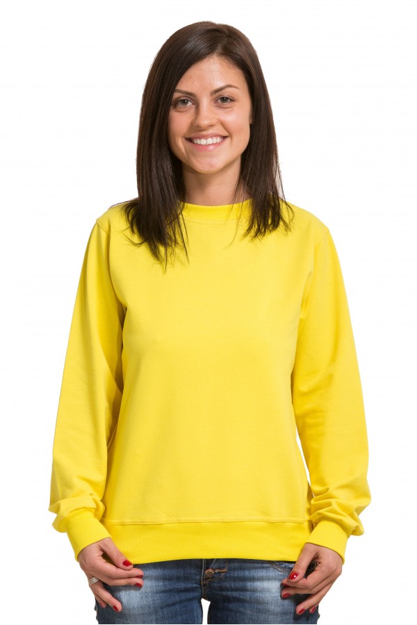  женский свитшот желтый летний тонкий XL-46-48-Woman-(Женский)    Тонкий женский желтый свитшот летний 240гр/м2 