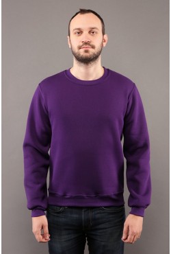 Мужской фиолетовый свитшот 320гр/м2