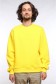 Lemon Yellow sweatshirt Man Winter L-50-Unisex-(Мужской)    Мужской лимонно желтый свитшот с начесом утепленный 320гр 