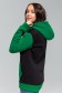 Black-Green Hoodie  - Черно-зеленое худи оверсайз    Магазин Толстовок Женская классические худи