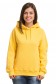  Yellow Hoodie Woman Classic M-42-44-Woman-(Женский)    Женская желтая  толстовка худи классическая с карманом 320гр/м.кв 