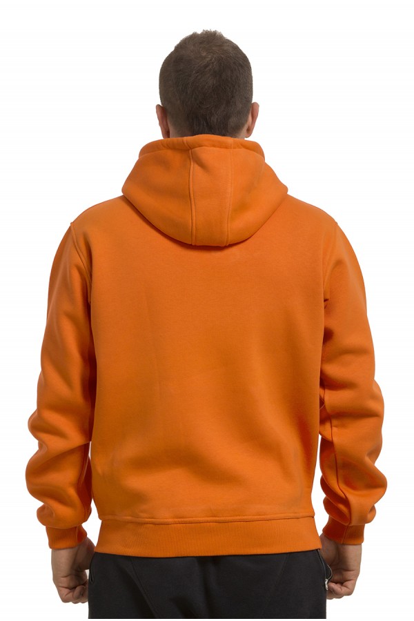 Мужская оранжевая толстовка большого размера (XXXXL - 58, XXXXXL - 60)   Магазин Толстовок Толстовки больших размеров