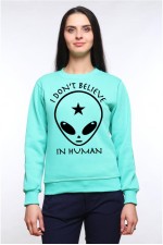 Свитшот с принтом Alien, футболка с принтом Alien, Худи с принтом Alien