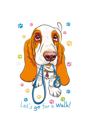 Худи, свитшот, футболка с Собакой Бассет