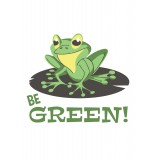  Толстовка Be green, свитшот Be green, футболка Be green (с лягушкой)
