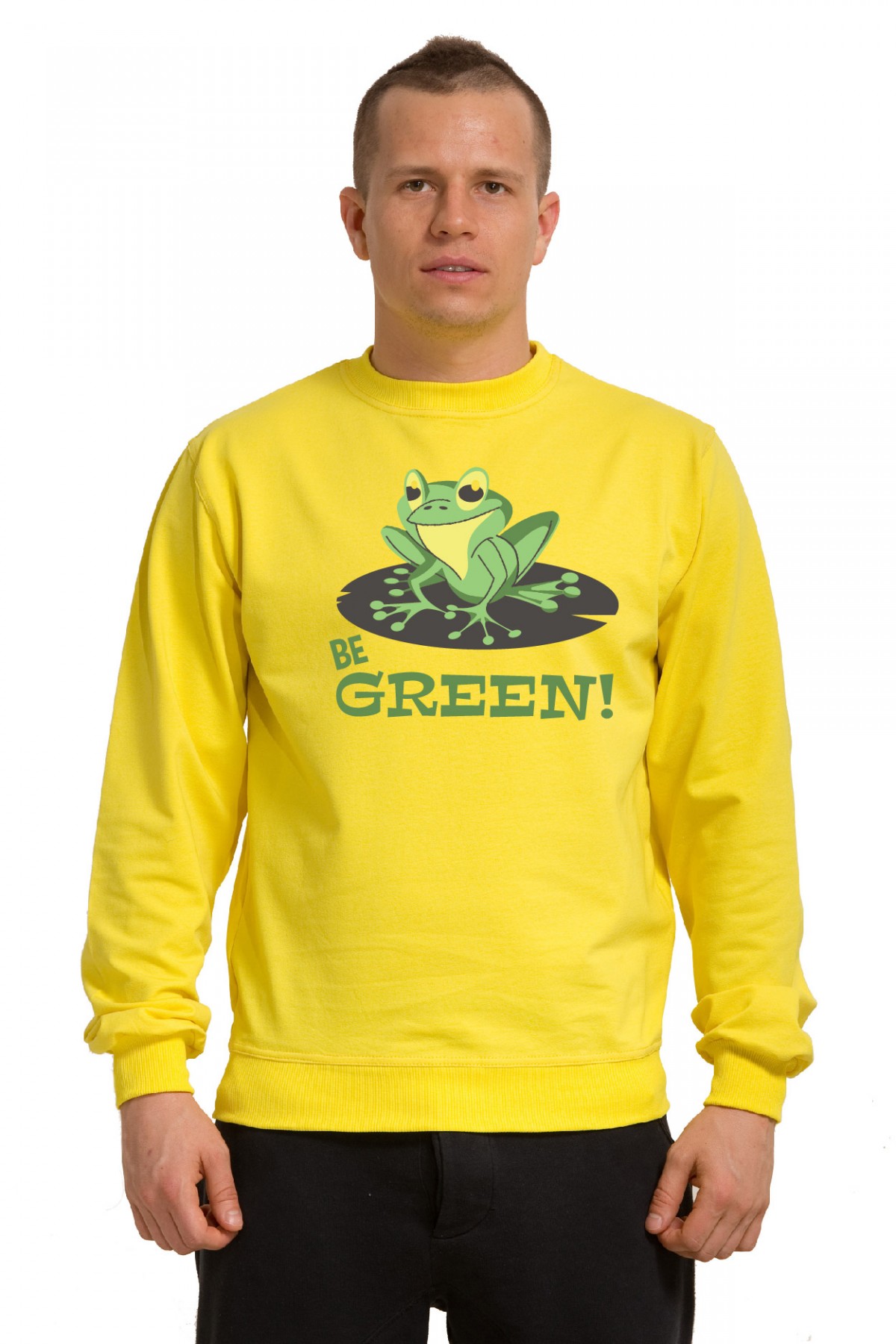 Худи Be green, свитшот Be green, футболка Be green (с лягушкой) — фото 9
