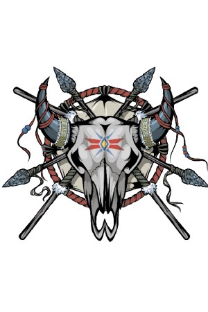 Худи, свитшот, футболка c Черепом быка