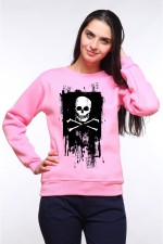 Толстовка, свитшот, футболка Череп с костями