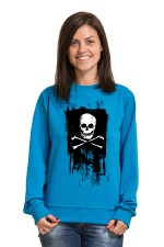 Толстовка, свитшот, футболка Череп с костями