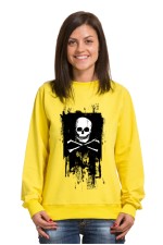 Толстовка, свитшот, футболка Череп с костями