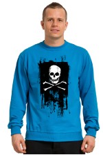 Толстовка, свитшот, футболка Череп с костями