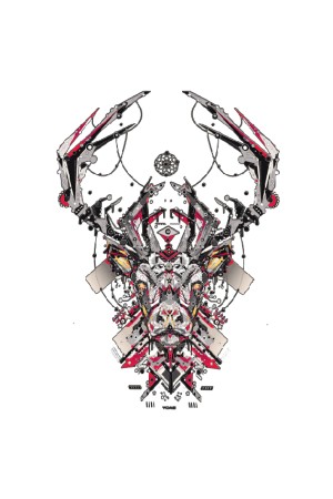 Худи Кибер Олень, Свитшот  Кибер Олень, Футболка Кибер Олень