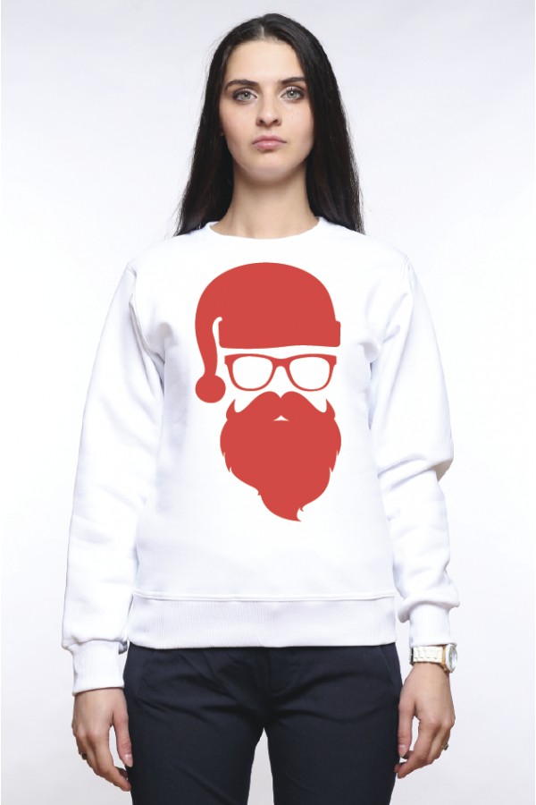 Новогодняя Толстовка, свитшот, футболка с Дедом Морозом (#002)