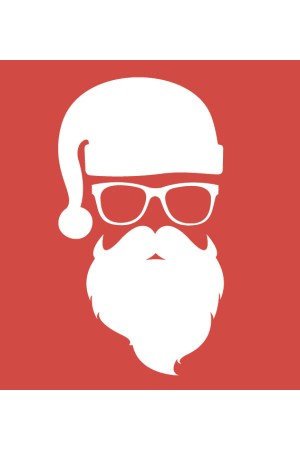 Новогодняя Толстовка, свитшот, футболка с Дедом Морозом (#002)