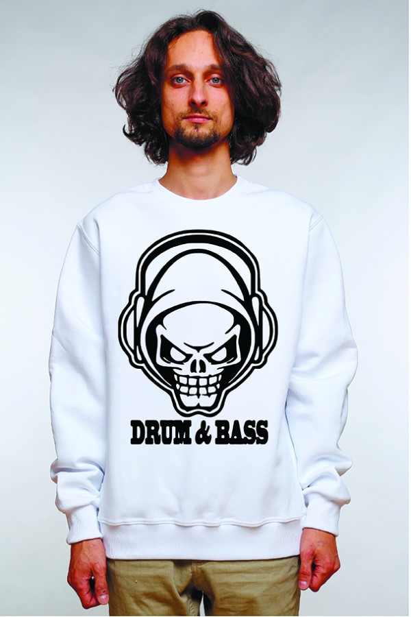 Толстовка Drum And Bass, свитшот Drum And Bass, футболка Drum And Bass