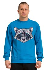  Худи, свитшот, футболка с принтом Енот в этническом стиле