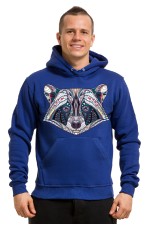  Худи, свитшот, футболка с принтом Енот в этническом стиле