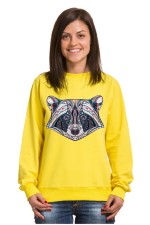  Худи, свитшот, футболка с принтом Енот в этническом стиле