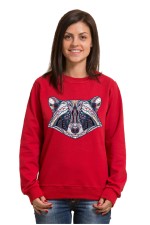  Худи, свитшот, футболка с принтом Енот в этническом стиле