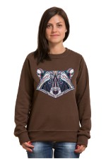  Худи, свитшот, футболка с принтом Енот в этническом стиле