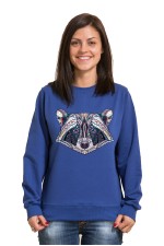  Худи, свитшот, футболка с принтом Енот в этническом стиле