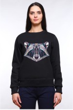  Худи, свитшот, футболка с принтом Енот в этническом стиле