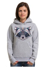  Худи, свитшот, футболка с принтом Енот в этническом стиле