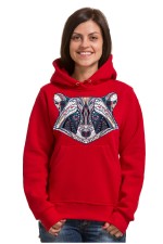  Худи, свитшот, футболка с принтом Енот в этническом стиле