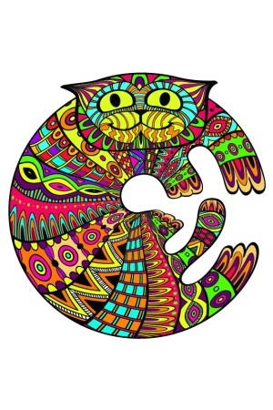 Этнические толстовки с котом, этнические свитшоты с котом,этнические футболки с котом