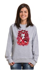  Толстовка Кровавая гейша, свитшот Кровавая гейша, футболка Кровавая гейша