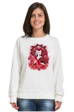  Толстовка Кровавая гейша, свитшот Кровавая гейша, футболка Кровавая гейша