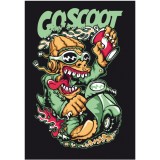 Толстовка, свитшот, футболка Скутер (Go Scoot!)