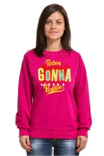 Толстовка, свитшот, футболка Позитив (Today I'm gonna stay positive)