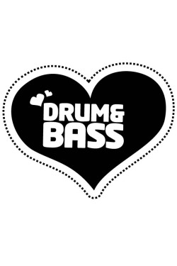 Толстовка I love Drum and bass, свитшот I love Drum and bass, футболка I love Drum and bass