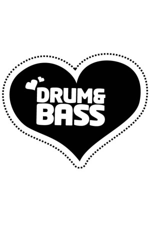Худи I love Drum and bass, свитшот I love Drum and bass, футболка I love Drum and bass