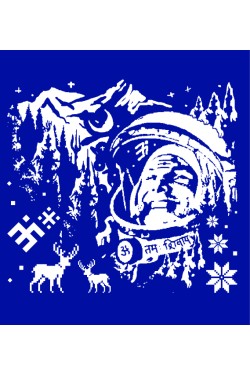 Новогодняя Толстовка, свитшот, футболка с Космонавтом