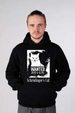  Худи с принтмо Кот Щредингера, свитшот. принтом Кот Щредингера, футболка с принтом Кот Щредингера