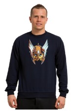  Худи, свитшот, футболка Кот в шлеме