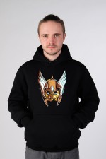  Худи, свитшот, футболка Кот в шлеме