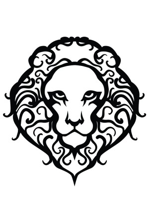 Худи лев, свитшот лев, футболка лев (#002)